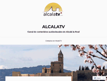 Tablet Screenshot of alcalatv.com